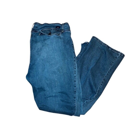 Vigoss Women's  Size 23/24 Straight Leg Bootcut Plus Size Denim Blue Jeans - Picture 1 of 5